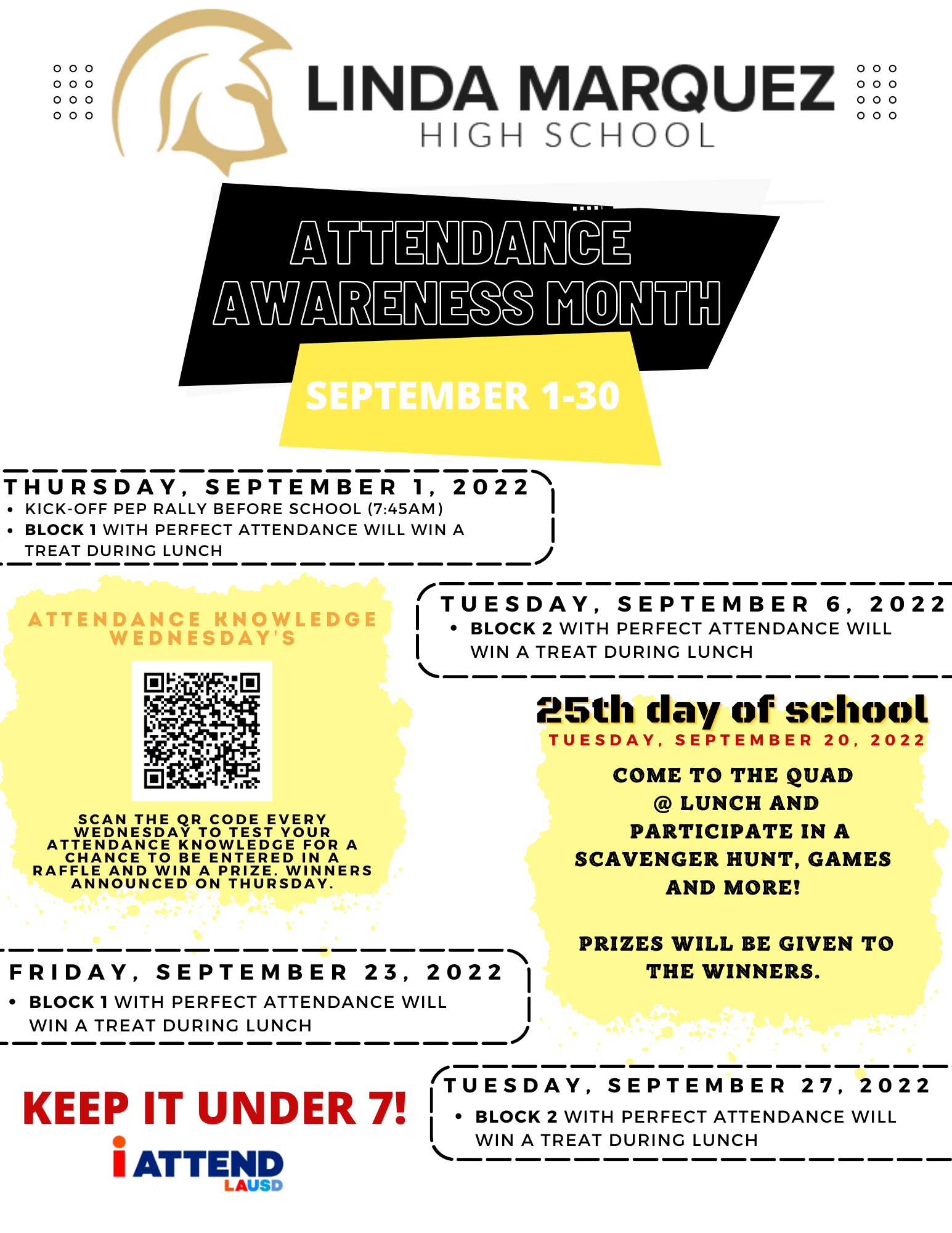 September is attendance awareness month