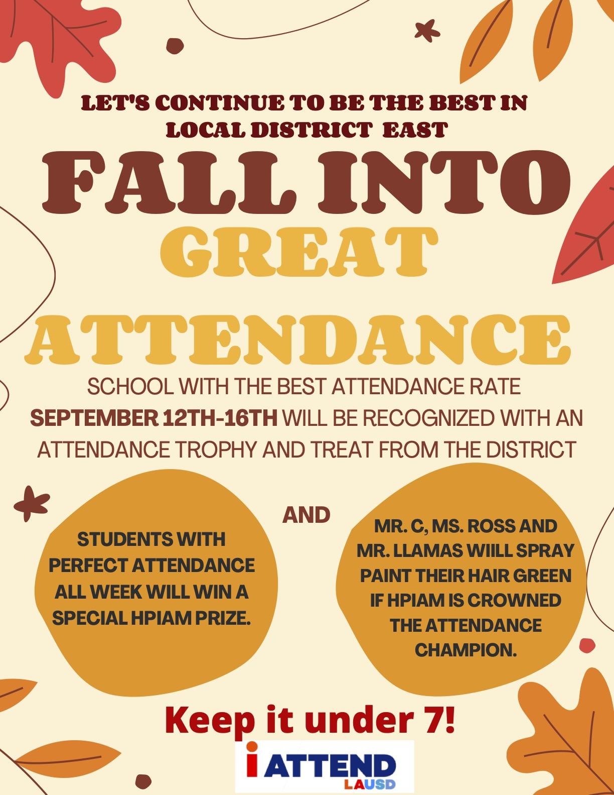 Attendance Challenge Flyer
