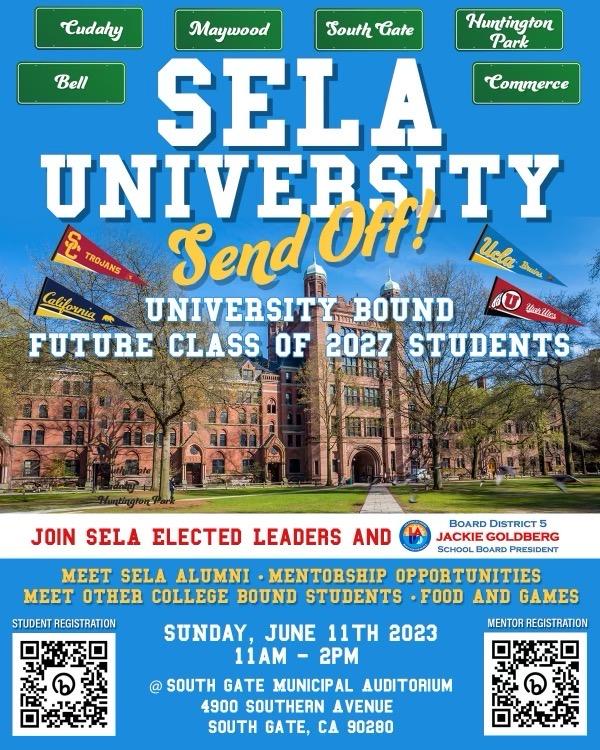 SELA University Send Off 