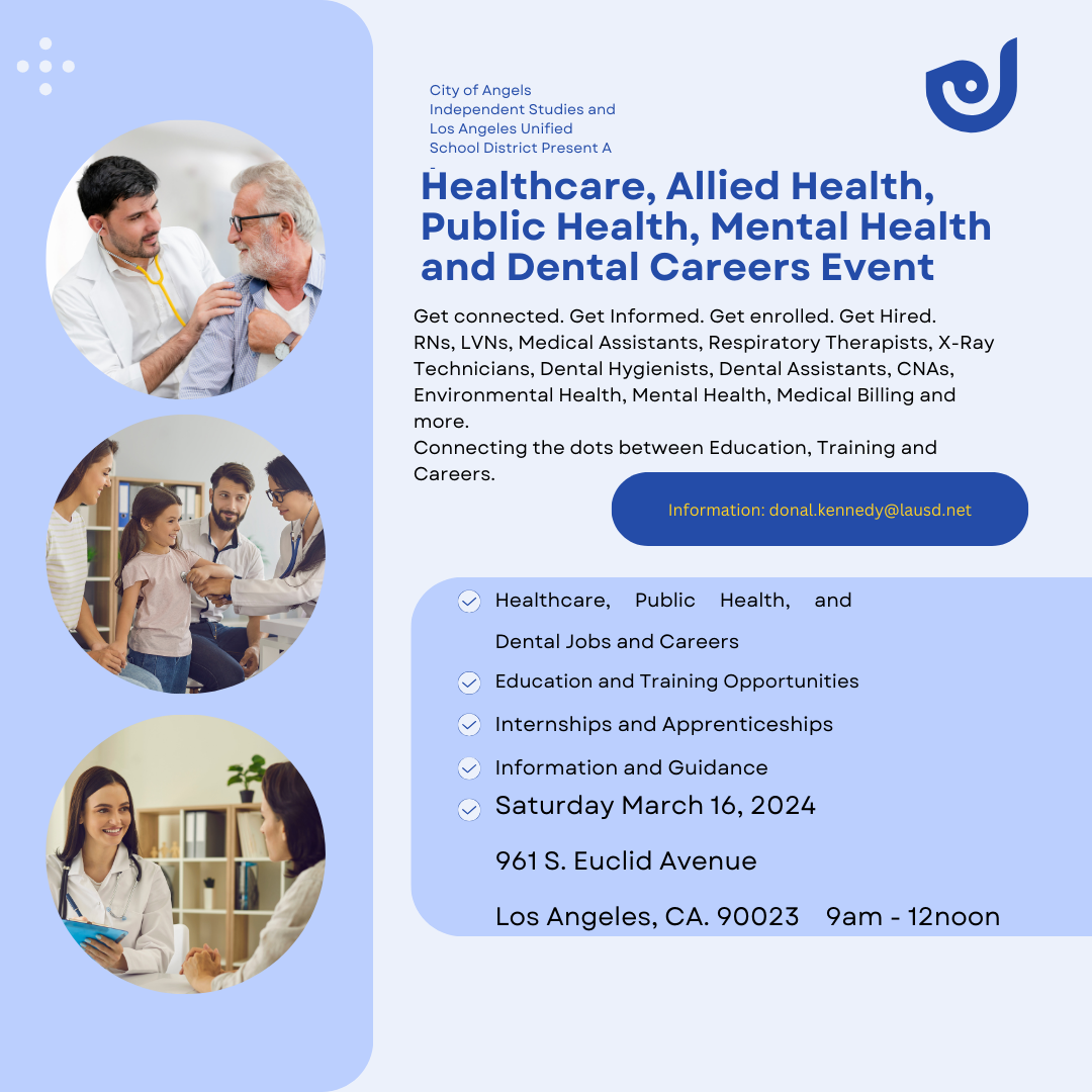 Healthcare, Allied Health, Public Health, Mental Health and Dental Careers Event